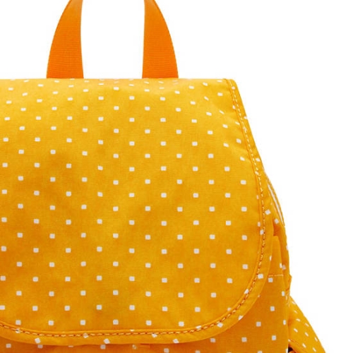 Yellow Kipling City Pack Mini Printed Backpacks | AE657QAHI