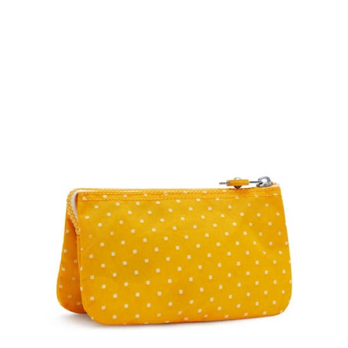 Yellow Kipling Creativity Large Printed Pouches | AE079XGCA