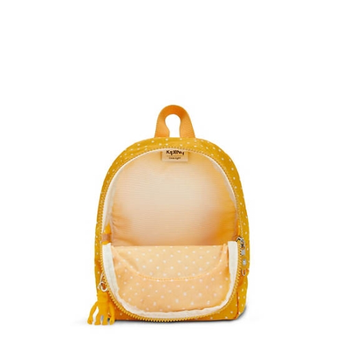 Yellow Kipling Curtis Compact Printed Convertible Backpacks | AE031DRWB