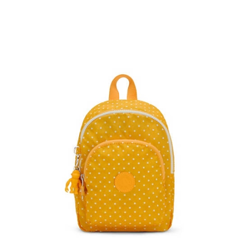 Yellow Kipling Curtis Compact Printed Convertible Backpacks | AE031DRWB