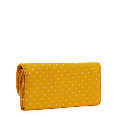 Yellow Kipling Money Land Printed Snap Wallets | AE657FYKJ