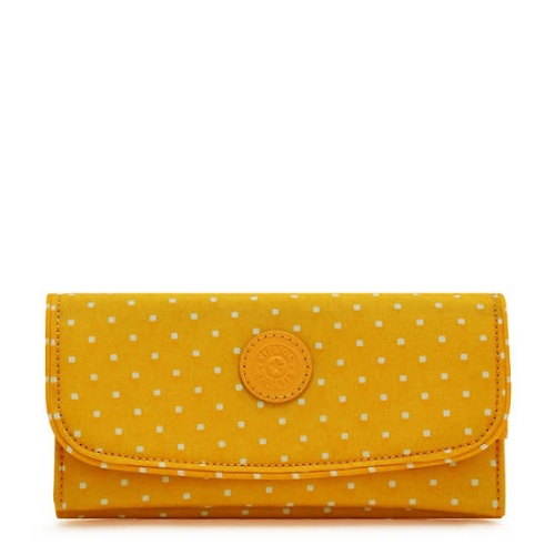 Yellow Kipling Money Land Printed Snap Wallets | AE657FYKJ