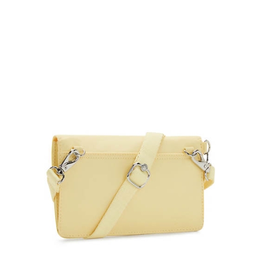 Yellow Kipling New Lelio Crossbody Bags | AE923YHWI