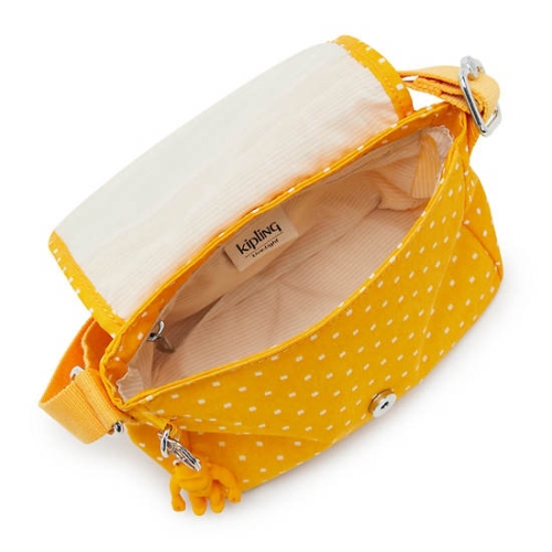 Yellow Kipling Sabian Classic Printed Crossbody Mini Bags | AE165UYVR