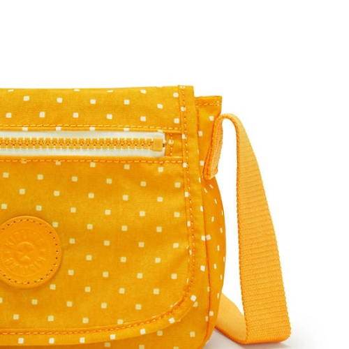 Yellow Kipling Sabian Classic Printed Crossbody Mini Bags | AE165UYVR