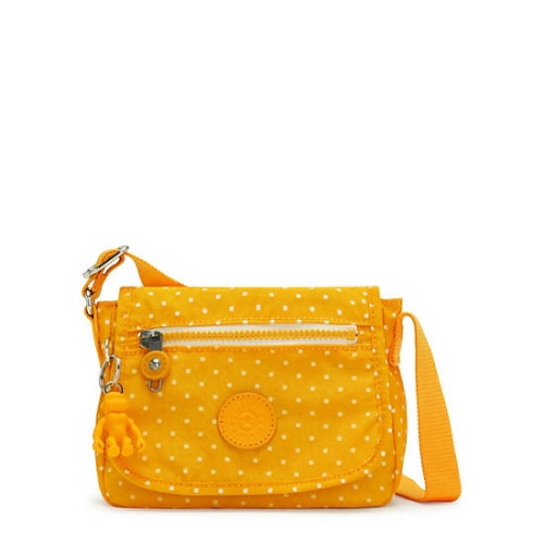 Yellow Kipling Sabian Classic Printed Crossbody Mini Bags | AE165UYVR